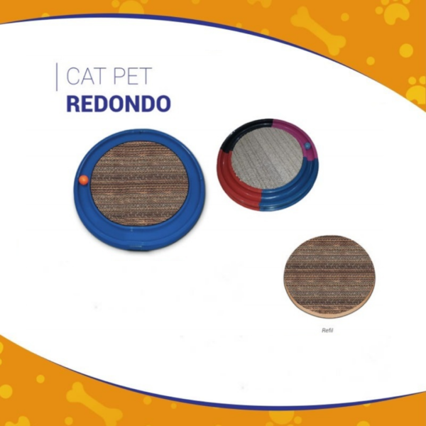 Arranhador para gato cat pet redondo